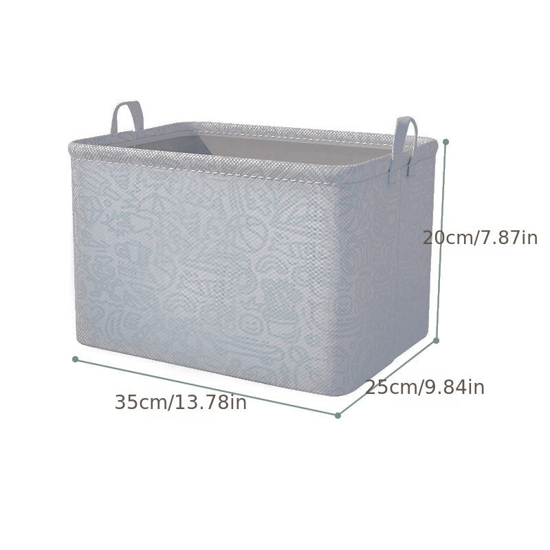 1pc Household Storage Box; Fabric Storage; Clothes Basket; Clothing Debris Box; Extra Large Wardrobe; Drawer Storage Box