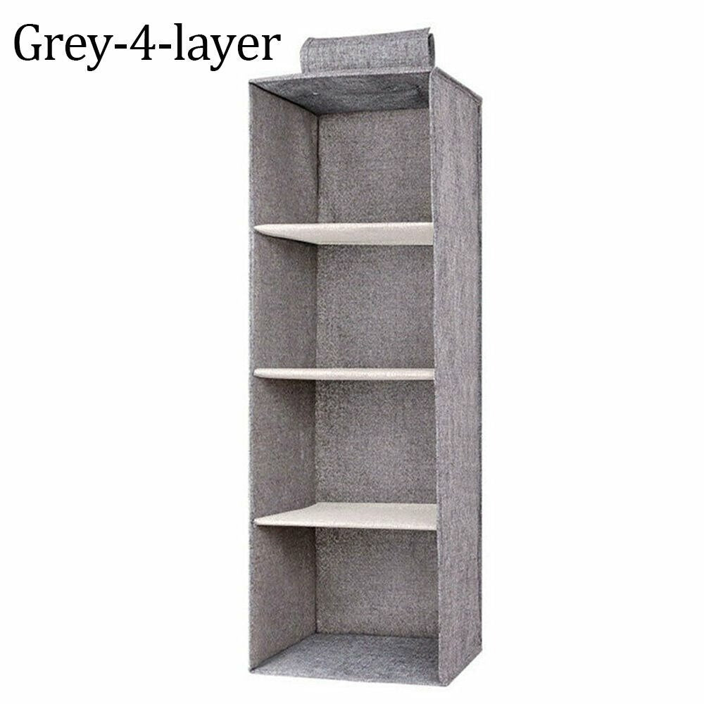 1pc Wardrobe Hanging Storage Bag; Drawer Fabric Closet Storage Organizer Holder