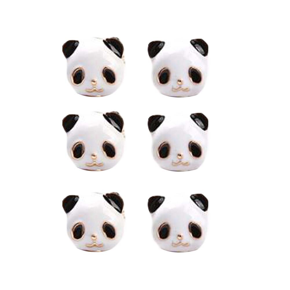 Cute Animal Panda Stud Earrings Women Ear Stud Tiny Earring; 3 Pairs