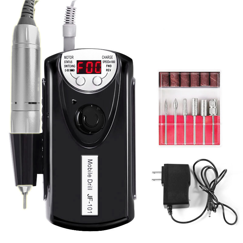 Portable Electric Professional File Kit 2200mAh Electric Armor Remover Nails Beauty Tools