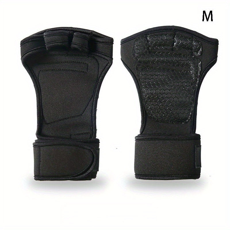 Fitness Gloves Dumbbell Weightlifting Exercise Sports Non-slip Wear-resistant Training Half-finger Extended Wrap Wrist Guard Gloves