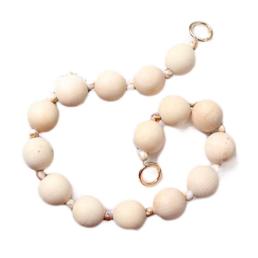 23 inch Large Wooden Bead Chain Handbag Chain Shoulder Bag Replacement Chain Bag Charms Underarm Bag