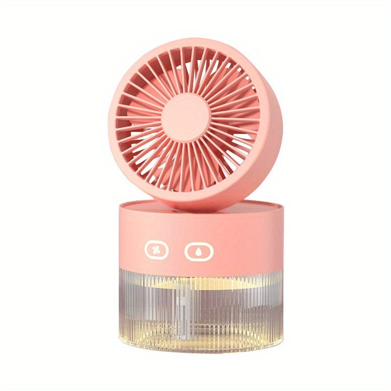 1pc USB Desktop Mini Fan Water Replenishing Spray Cooling Fan For Bedroom Office Cooling Fan Portable Humidifier Electric Fan