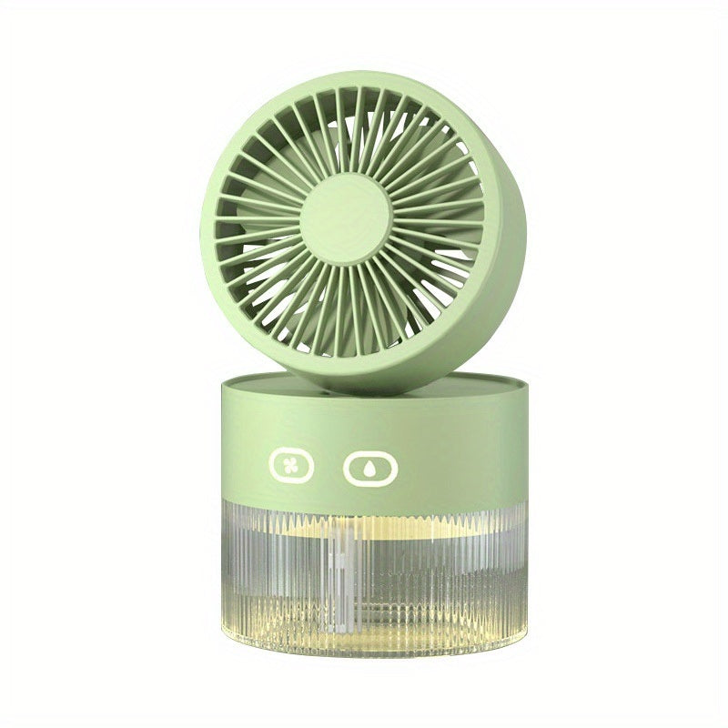 1pc USB Desktop Mini Fan Water Replenishing Spray Cooling Fan For Bedroom Office Cooling Fan Portable Humidifier Electric Fan