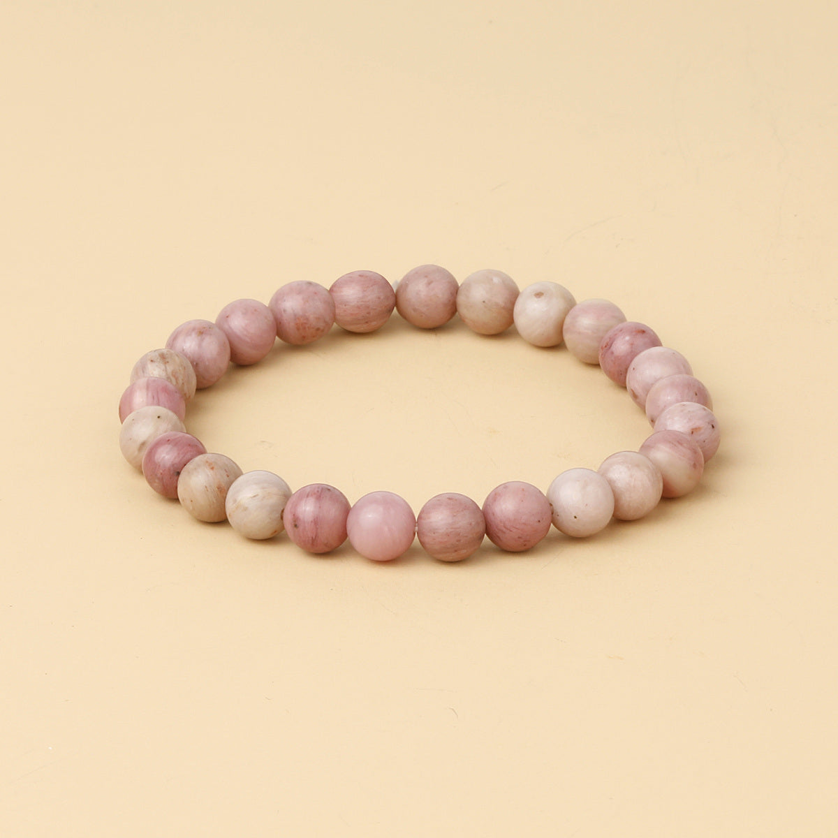 8mm Natural Gemstone Beaded Bracelets; Rose Quartz Stone Bracelet; Birthstone Bracelet; Friendship Bracelet