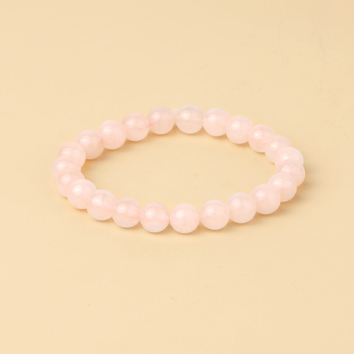 8mm Natural Gemstone Beaded Bracelets; Rose Quartz Stone Bracelet; Birthstone Bracelet; Friendship Bracelet