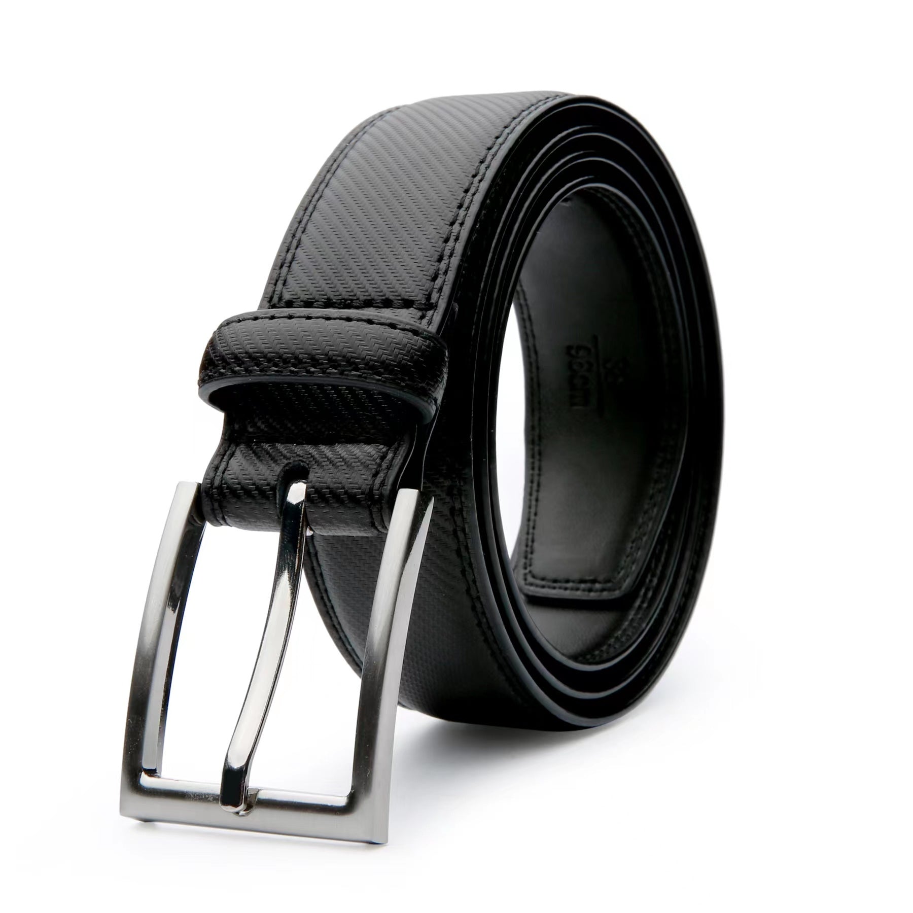 Men's Genuine Leather Dress Belt Fashion & Classic Casual Belts With Single Prong Buckle For Jeans Pants Work And Business Gifts For Dad Husband