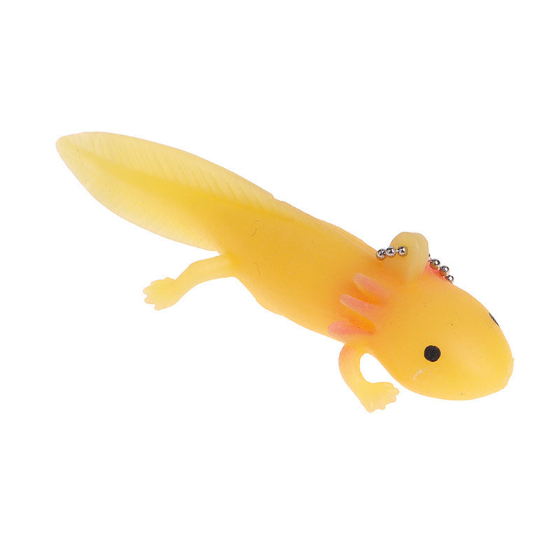 1pc Funny Keychain Antistress Squishy Simulation Fish Stress Squeeze Toy Prank Joke Toys; Gifts For Boys Girls
