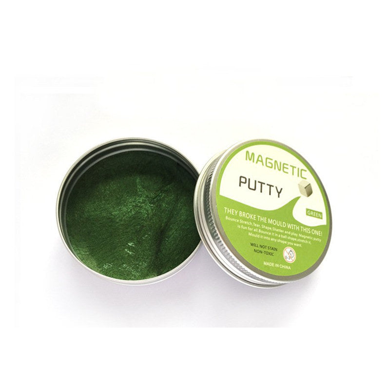 Magnetic Mud ; Magnetic Plasticine; Magnetic Mud; Creative Decompression Toy Devouring Magnet Mud