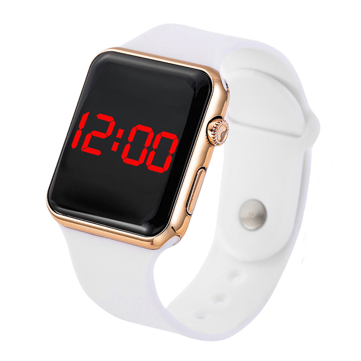 Unisex Digital Watch LED Screen Large Face Silicone Band Fancy Women Watches Jewelry Sophisticated And Stylish Women Watch