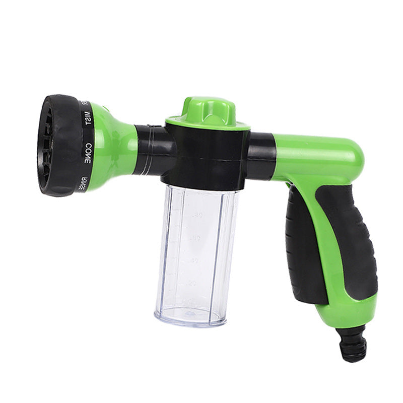 1pc Bubble Water Gun; High Pressure Car Wash Water Gun; Household Car Wash Bubble Gun; Plastic Pressure Garden Hose Nozzle Foam Gun; Adjustable Foam Sprayer