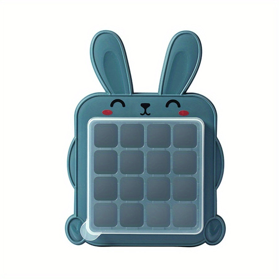1pc Animals Shaped Ice Cube Molds Cute Cartoon Mold; Easy-Release Stackable Flexible 16 Ice Tray For Freezer Dessert; Cute Animals Gifts
