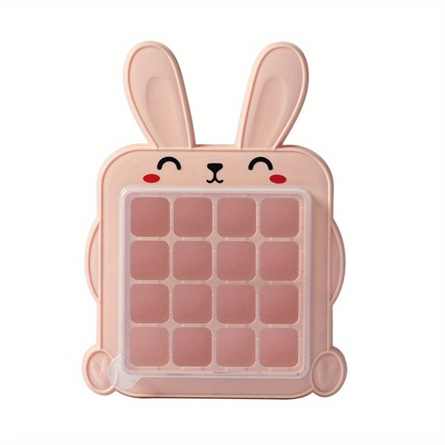 1pc Animals Shaped Ice Cube Molds Cute Cartoon Mold; Easy-Release Stackable Flexible 16 Ice Tray For Freezer Dessert; Cute Animals Gifts
