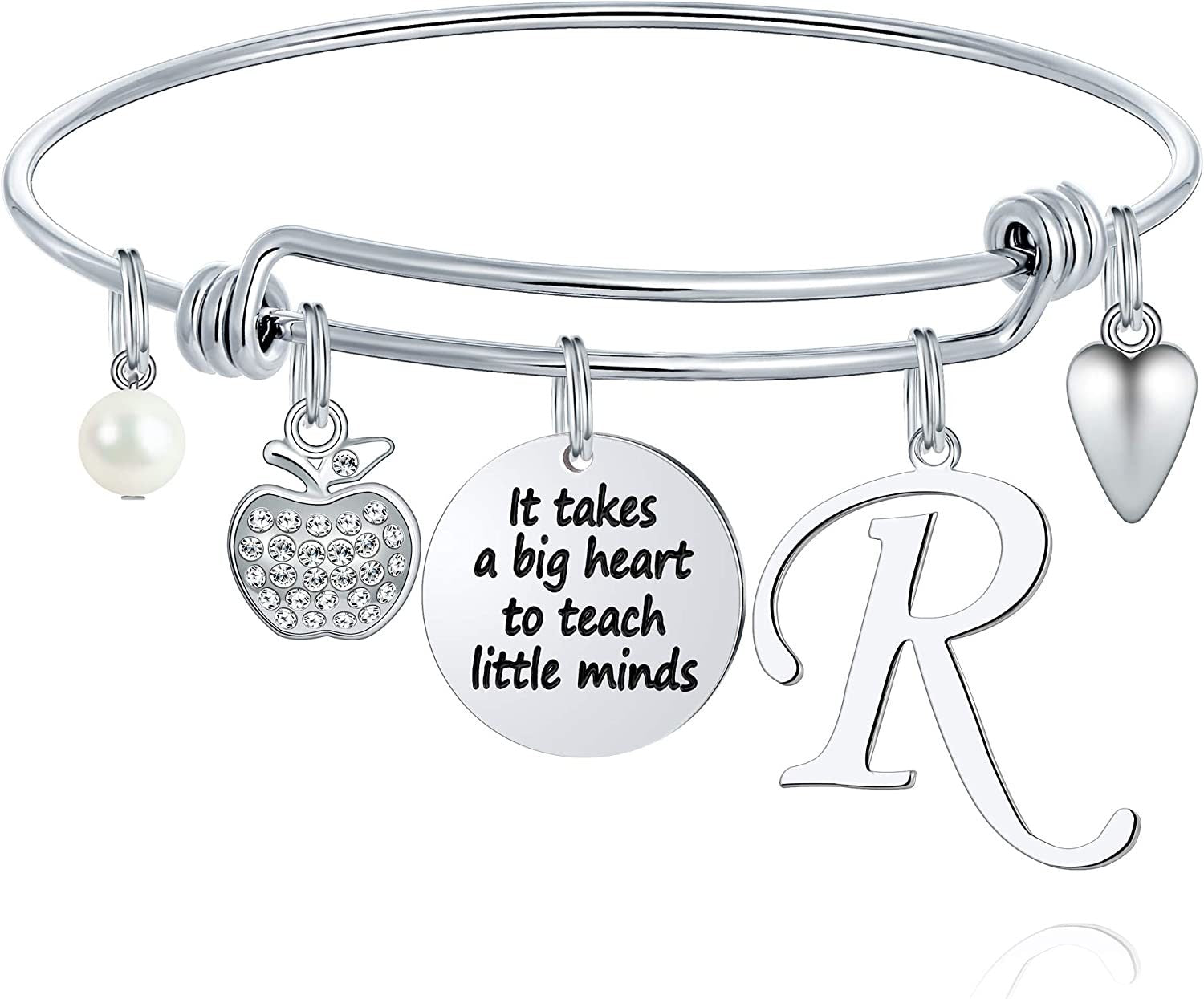 M MOOHAM Teacher Gifts for Women; Teacher Bracelet Teacher Appreciation Gifts End of Year Teacher Gifts for Teachers on Teachers Day