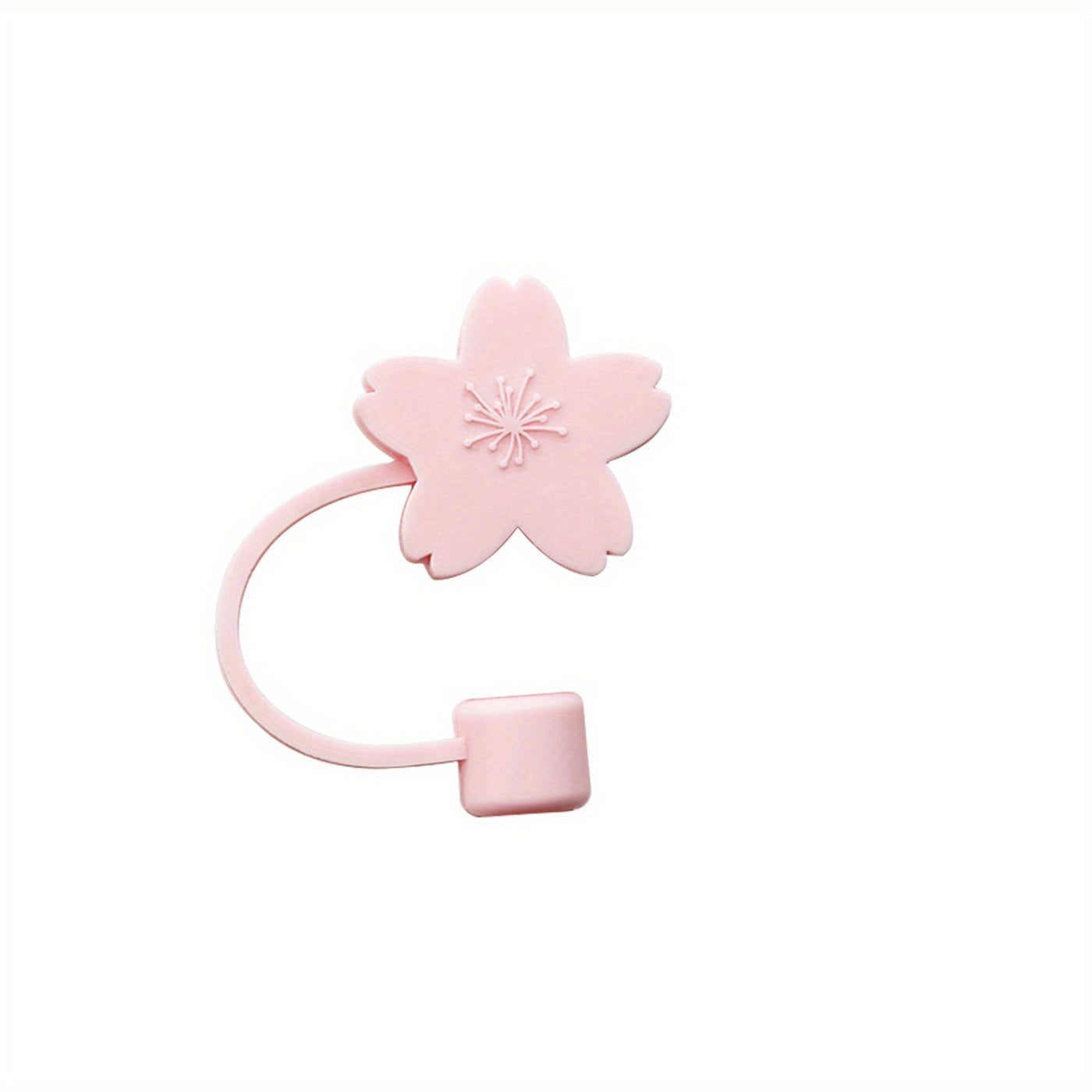 1pc Straw Tips Cover; Lovely Cartoon Reusable Drinking Straw Plugs; Reusable Straw Tips Lids For Straws