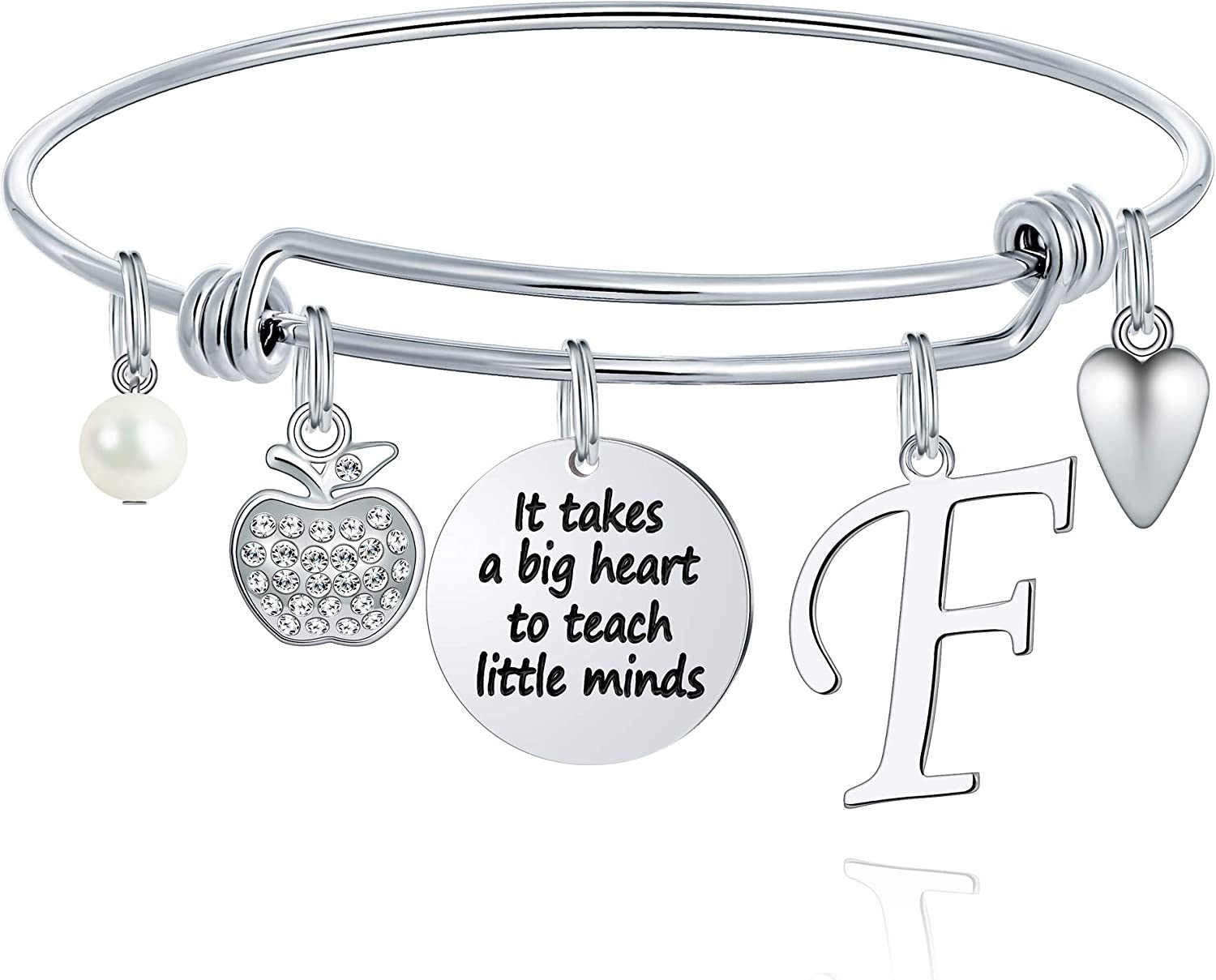 M MOOHAM Teacher Gifts for Women; Teacher Bracelet Teacher Appreciation Gifts End of Year Teacher Gifts for Teachers on Teachers Day