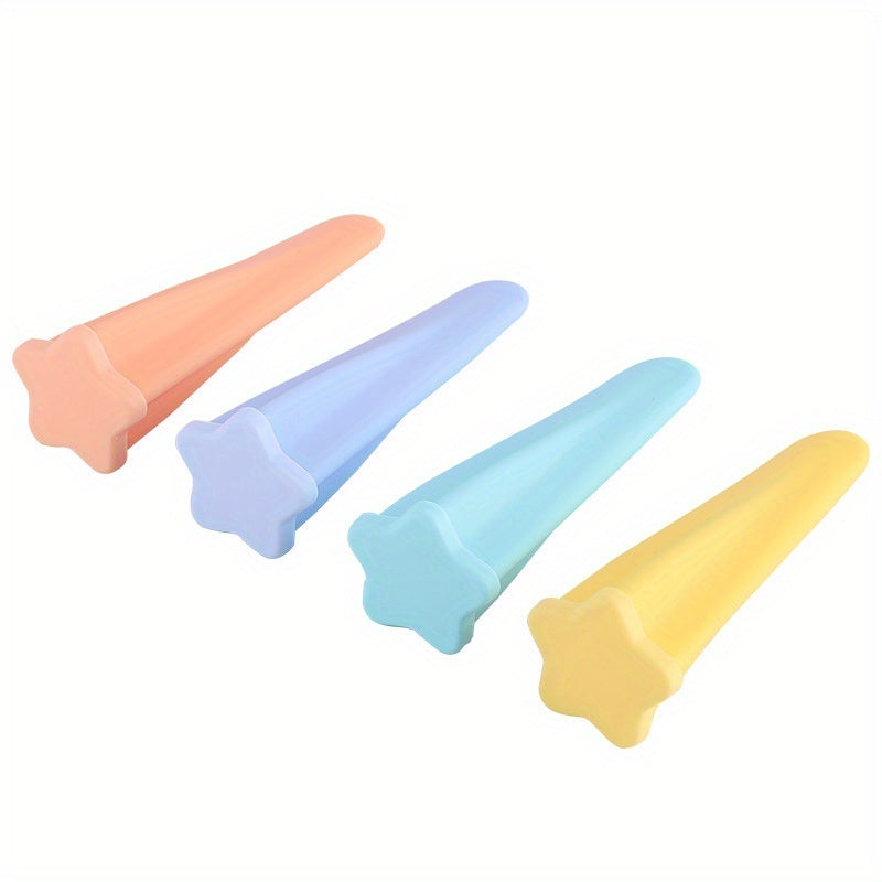 4pcs; Pool Party Silicone Ice Cube Mold; 4 Pack Ice Ice Box; Ice Grid Household Homemade Popsicle Mold; Ice Cream Ice Cream Mold; Summer Decor; Summer Supplies