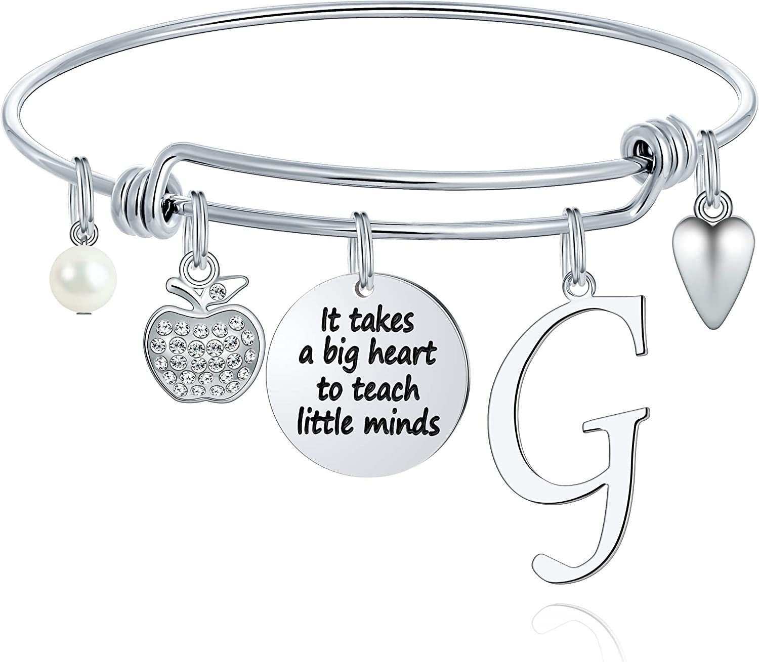 M MOOHAM Teacher Gifts for Women; Teacher Bracelet Teacher Appreciation Gifts End of Year Teacher Gifts for Teachers on Teachers Day