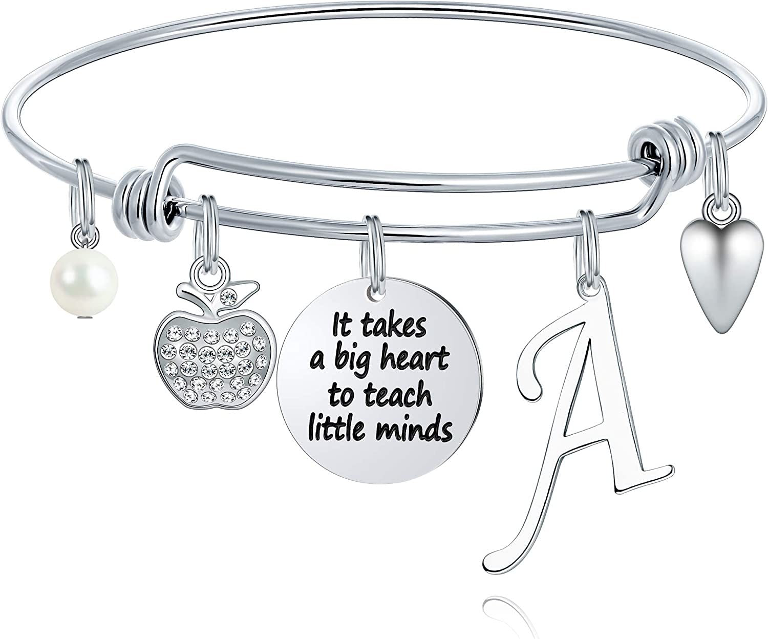 M MOOHAM Teacher Gifts for Women; Teacher Bracelet Teacher Appreciation Gifts End of Year Teacher Gifts for Teachers on Teachers Day
