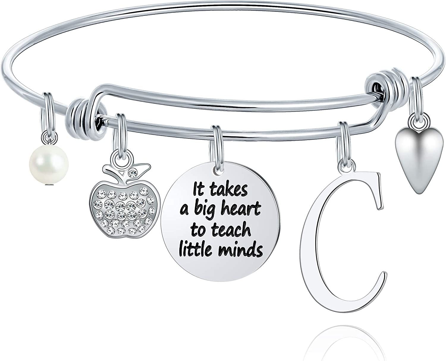 M MOOHAM Teacher Gifts for Women; Teacher Bracelet Teacher Appreciation Gifts End of Year Teacher Gifts for Teachers on Teachers Day