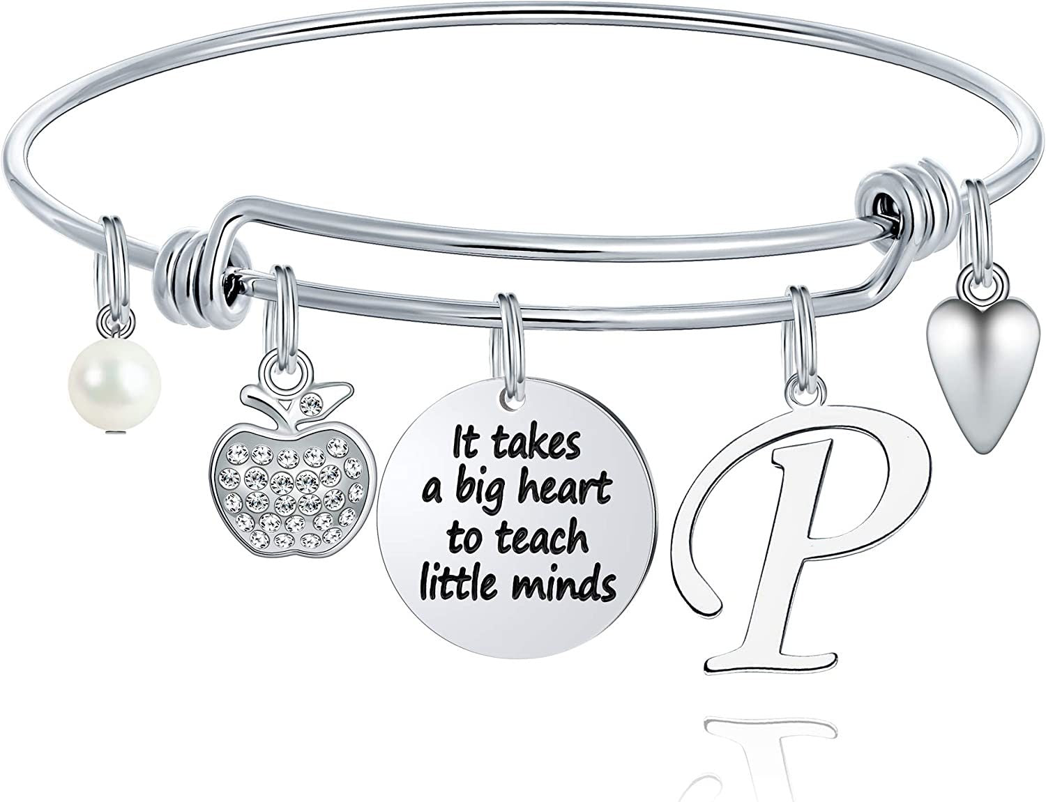 M MOOHAM Teacher Gifts for Women; Teacher Bracelet Teacher Appreciation Gifts End of Year Teacher Gifts for Teachers on Teachers Day