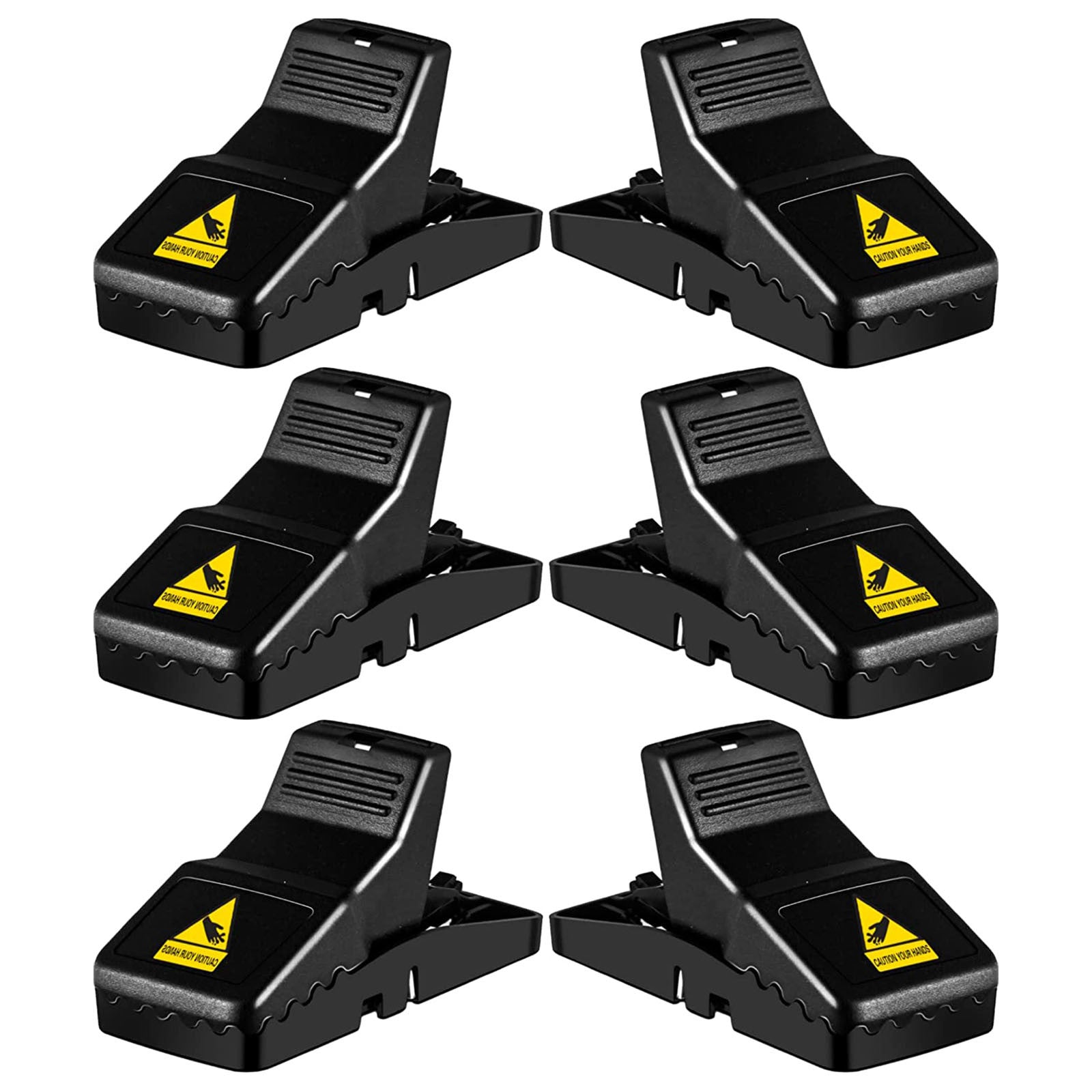 6pcs Rat Trap; Large Mouse Traps; Mouse Traps Indoor For Home; Reusable Rat Trap Outdoor Rodent Trap For Pest Control Powerful Traps For The House