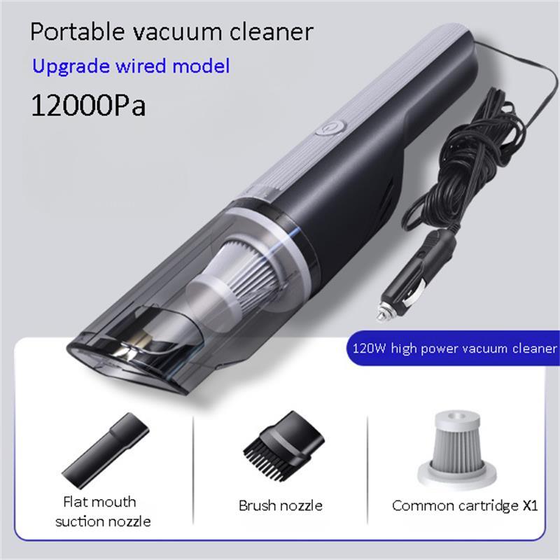 Car Vacuum Cleaner; Wireless Car With Strong Suction 12000Pa Handheld Vacuum Cleaner Small Mini Rechargeable Home Vacuum Cleaner