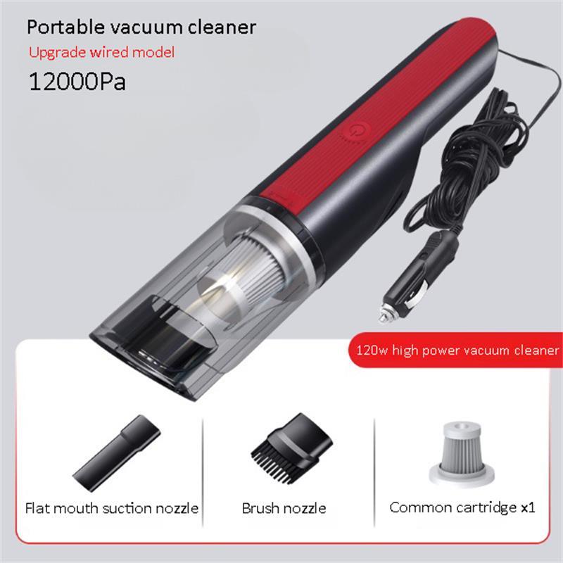 Car Vacuum Cleaner; Wireless Car With Strong Suction 12000Pa Handheld Vacuum Cleaner Small Mini Rechargeable Home Vacuum Cleaner