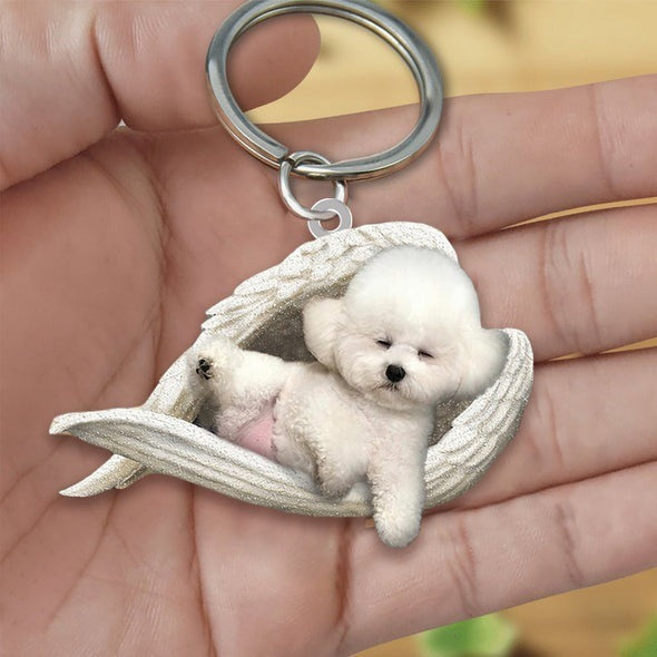 Creative Fashion Cute Dog-shaped Acrylic Keychain