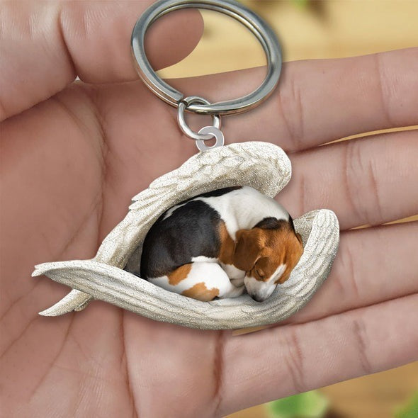 Creative Fashion Cute Dog-shaped Acrylic Keychain