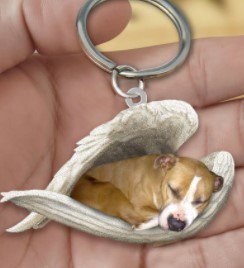 Creative Fashion Cute Dog-shaped Acrylic Keychain