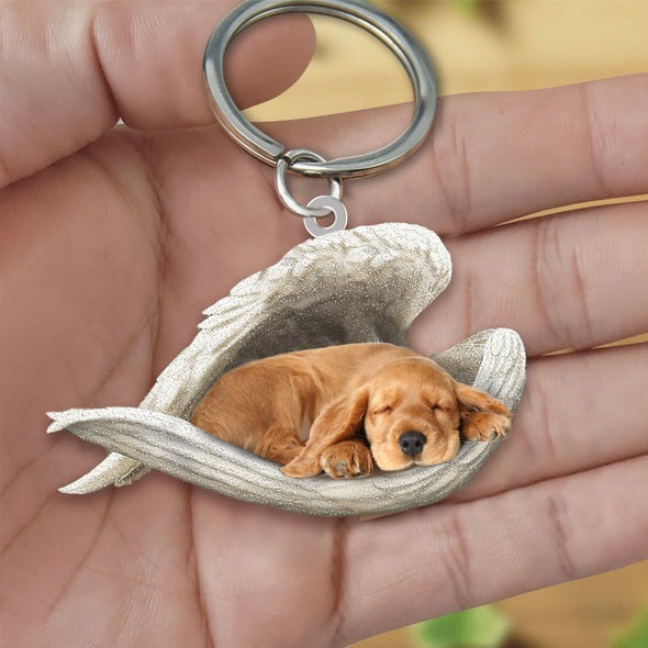 Creative Fashion Cute Dog-shaped Acrylic Keychain