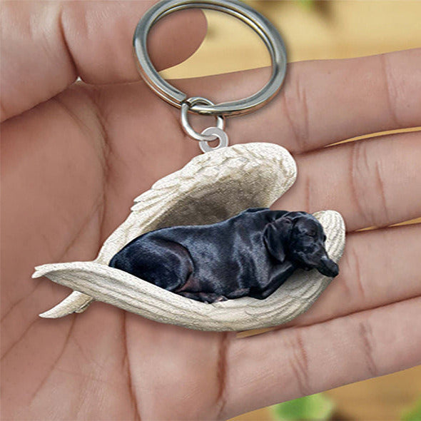 Creative Fashion Cute Dog-shaped Acrylic Keychain