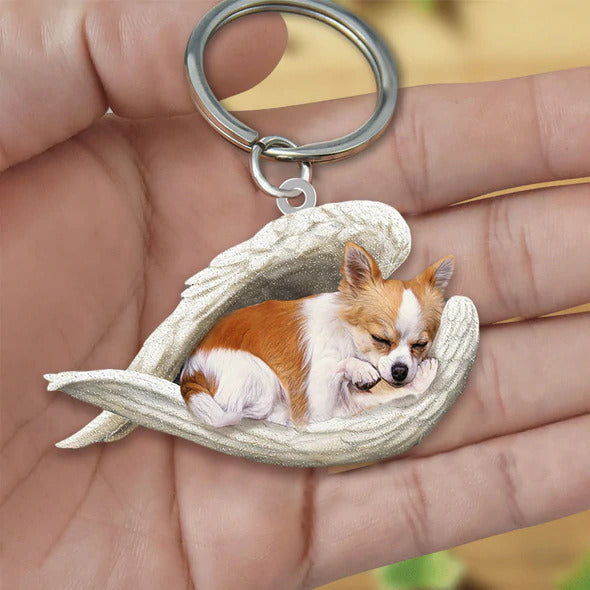 Creative Fashion Cute Dog-shaped Acrylic Keychain