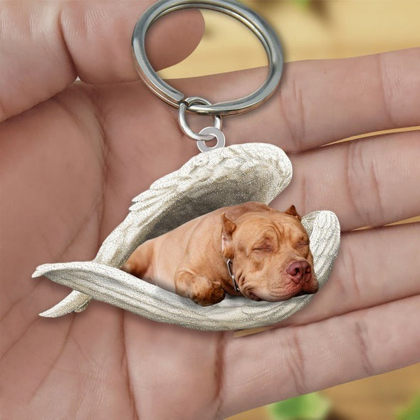 Creative Fashion Cute Dog-shaped Acrylic Keychain