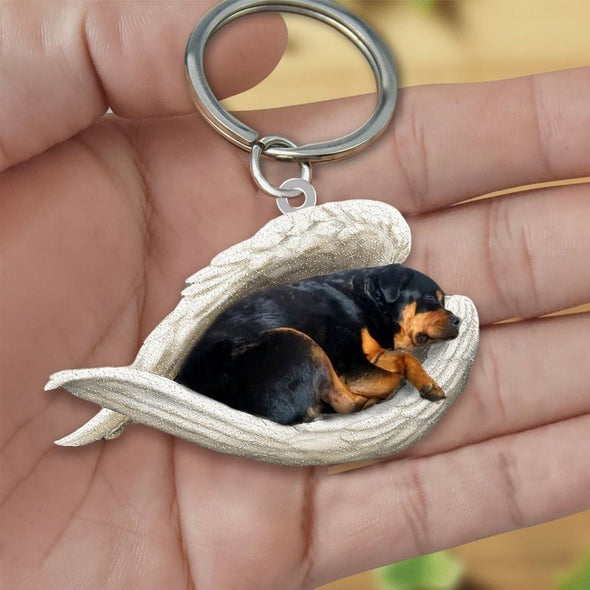 Creative Fashion Cute Dog-shaped Acrylic Keychain