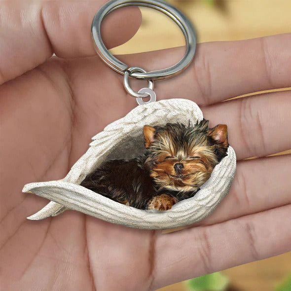 Creative Fashion Cute Dog-shaped Acrylic Keychain