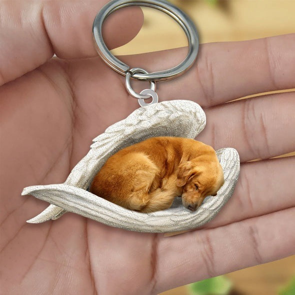 Creative Fashion Cute Dog-shaped Acrylic Keychain