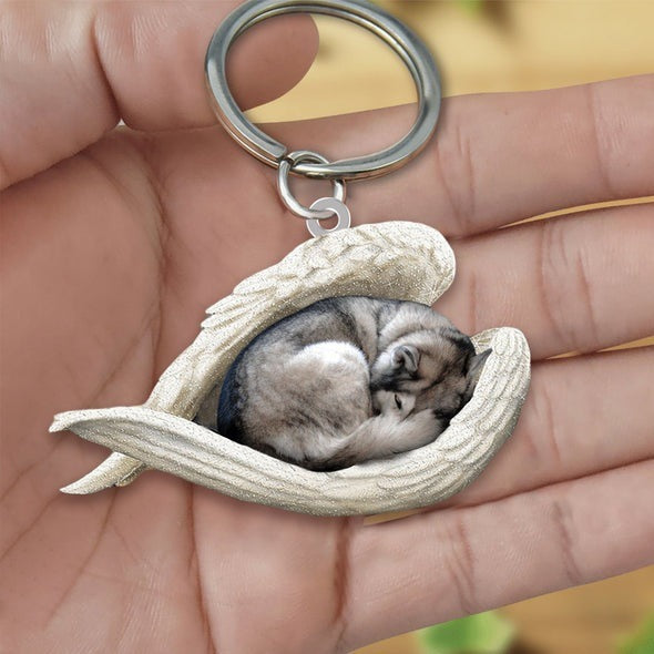 Creative Fashion Cute Dog-shaped Acrylic Keychain