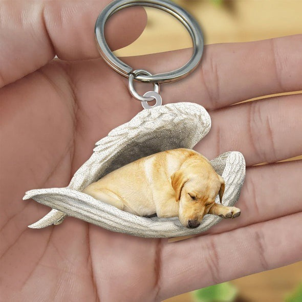 Creative Fashion Cute Dog-shaped Acrylic Keychain