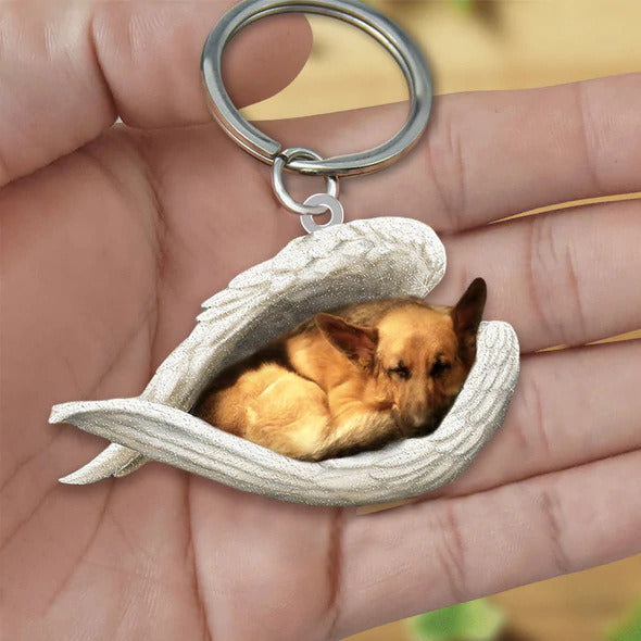 Creative Fashion Cute Dog-shaped Acrylic Keychain