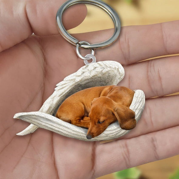 Creative Fashion Cute Dog-shaped Acrylic Keychain