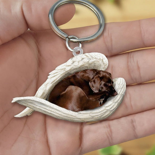 Creative Fashion Cute Dog-shaped Acrylic Keychain