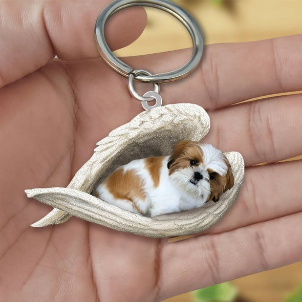 Creative Fashion Cute Dog-shaped Acrylic Keychain