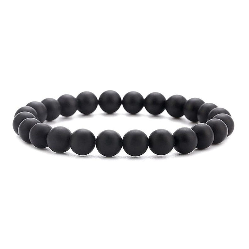 Natural Stone Beaded Bracelet Set Laohushi Volcanic Rock Lovers Accessories