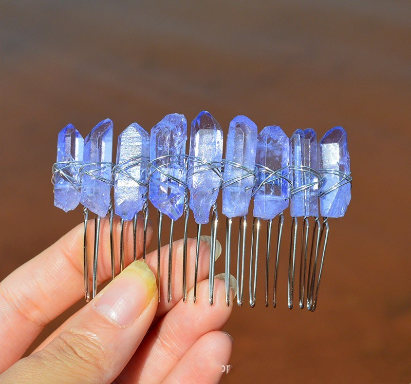 Bridal Handmade Crystal Hair Comb