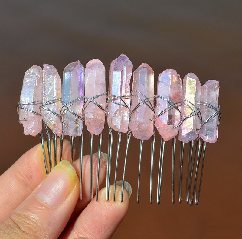 Bridal Handmade Crystal Hair Comb