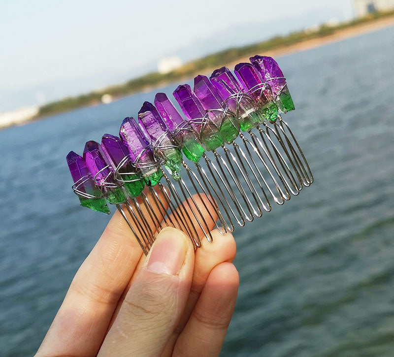 Bridal Handmade Crystal Hair Comb