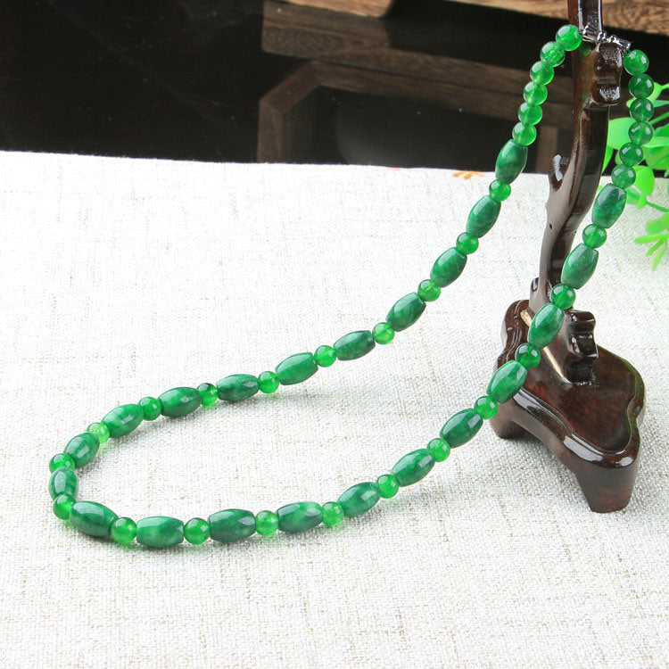 Dry Green Bracelet Cold Jade Necklace