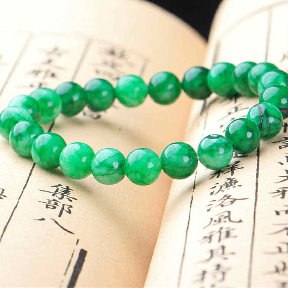 Dry Green Bracelet Cold Jade Necklace